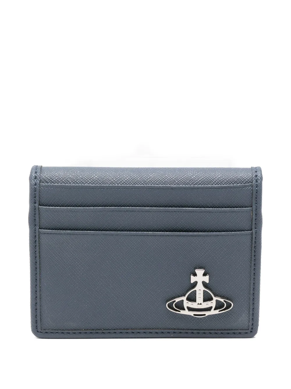Vivienne Westwood Orb-logo Wallet In Blue