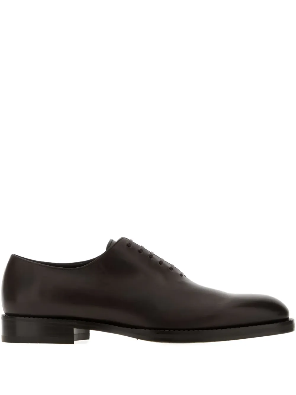 Ferragamo Amber leather Oxford shoes Brown