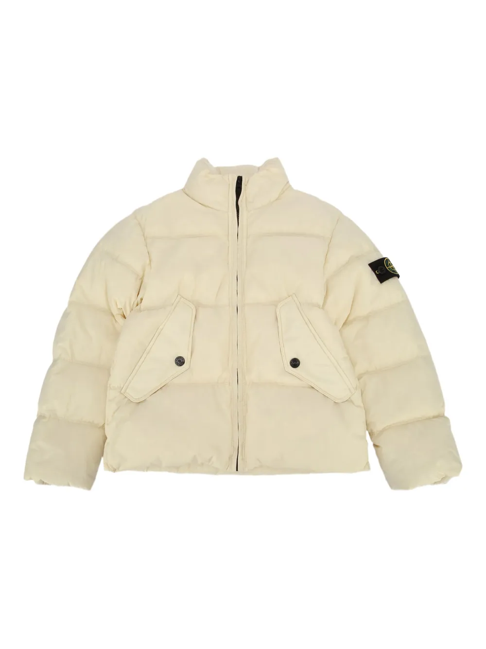 Stone Island Junior quilted puffer jacket - ニュートラル Stone Island Junior quilted puffer jacket - ニュートラル