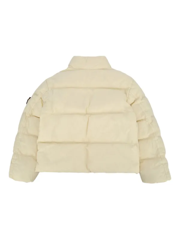 Stone Island Junior Quilted Puffer Jacket Neutrals FARFETCH TH