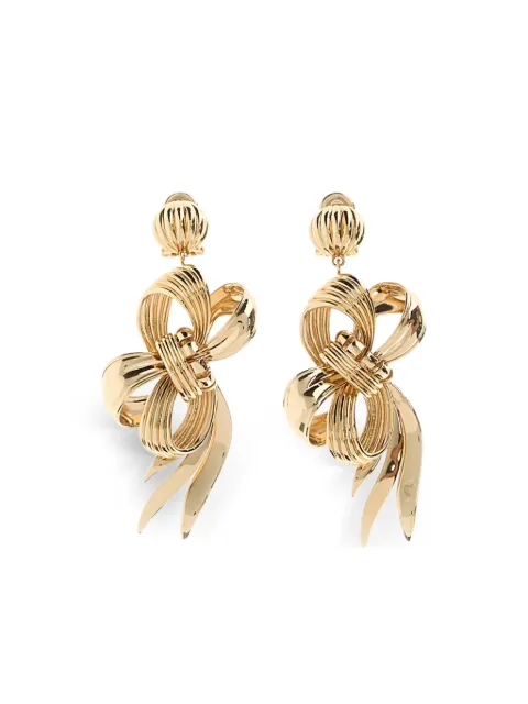 Miu Miu bow-shaped earrings