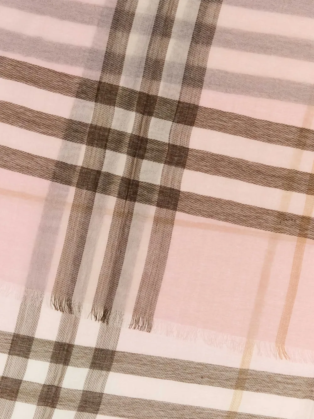 Burberry check-pattern scarf | Men | Image 2