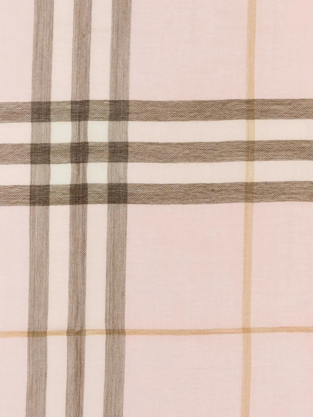 Burberry Geruite sjaal Roze