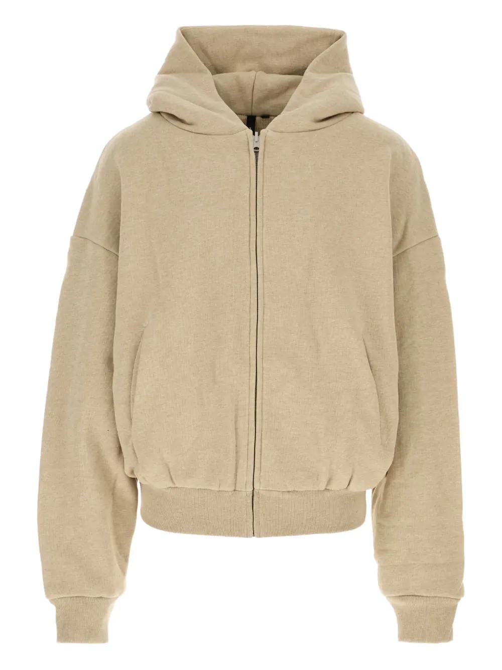 ENTIRE STUDIOS zip-up cotton hoodie | Neutrals | Image 1