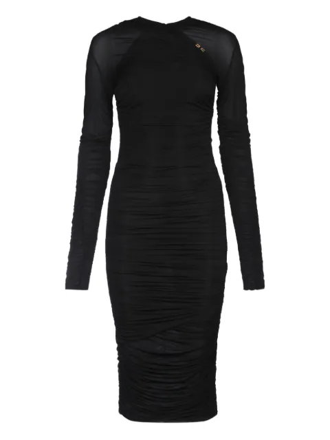 Elisabetta Franchi gathered midi dress