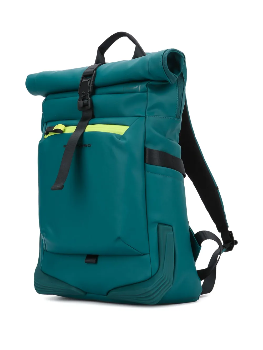 Piquadro Roll-top Backpack In Green