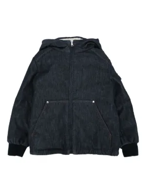 Gucci Kids ジップアップ ジャケット | ブルー | FARFETCH JP