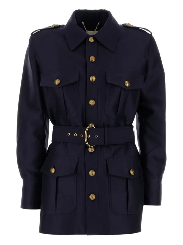Zimmermann Hypnotic Utility Jacket in Blue
