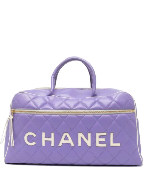 CHANEL Pre-Owned 1992 Weekend Duffel Overnight Duffle Tote