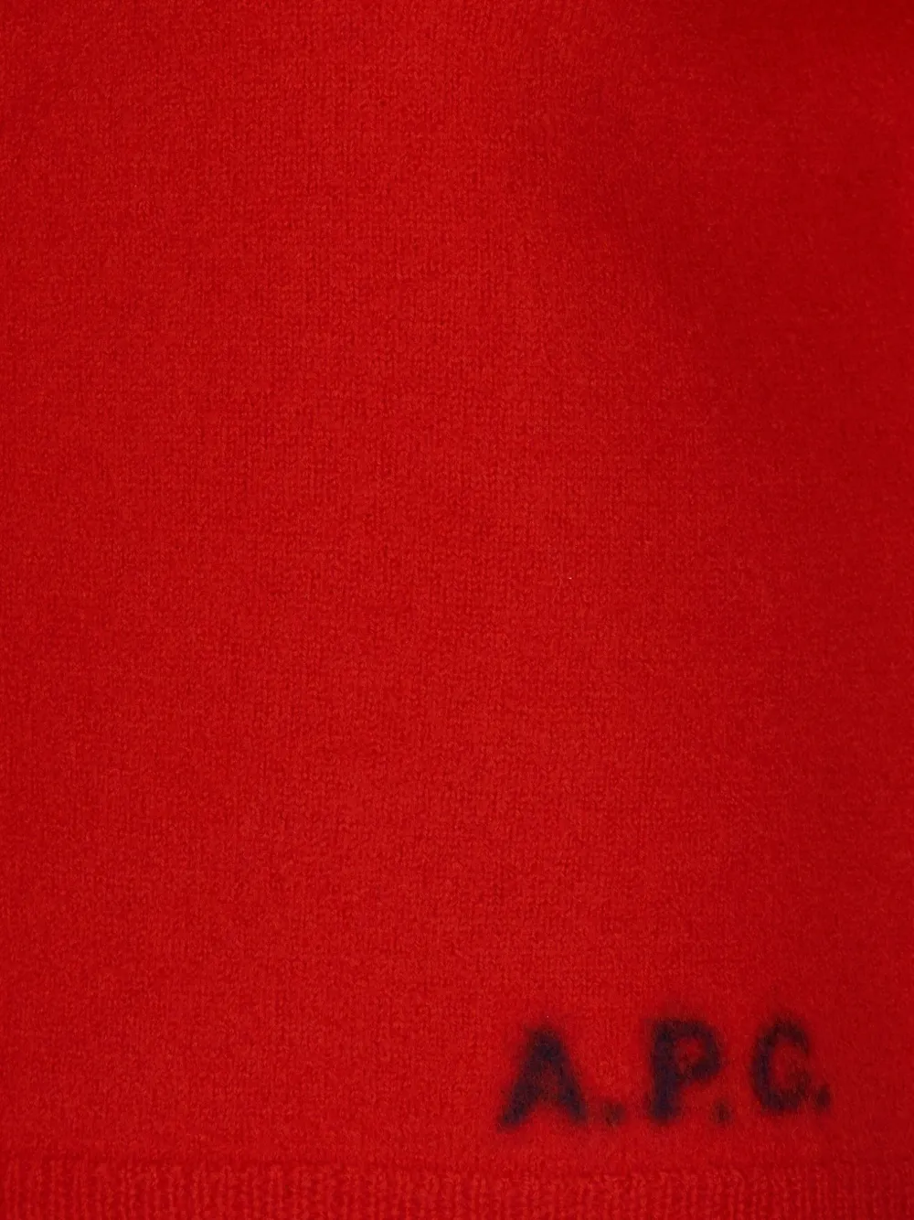 A.P.C. Vest met logodetail Rood