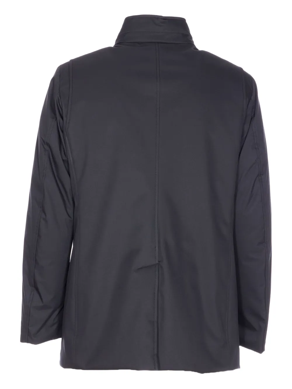 Moorer high-neck padded coat - Blauw