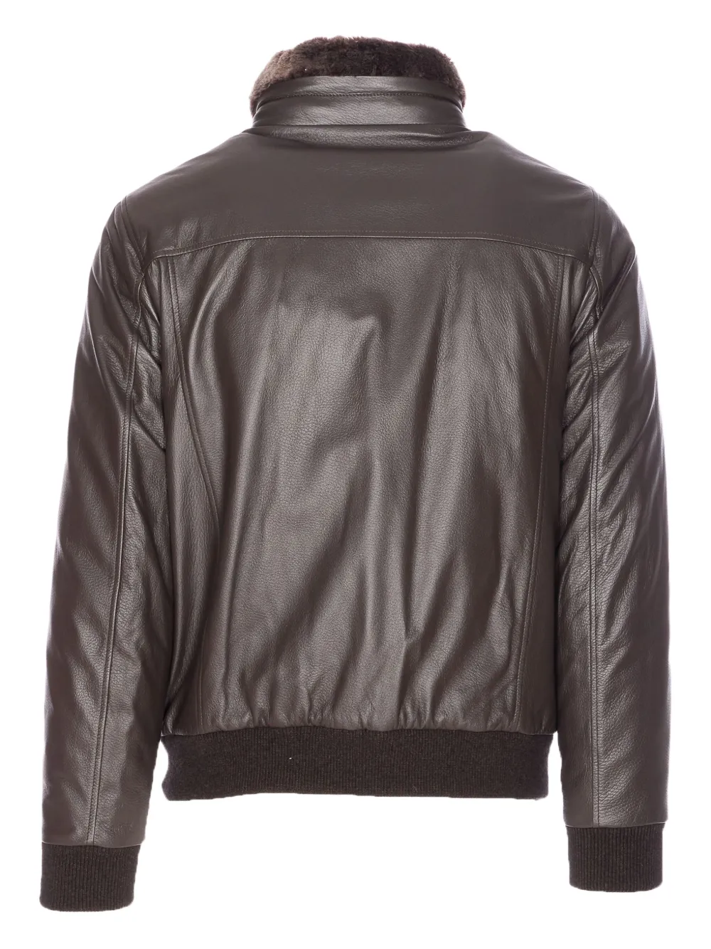 Moorer leather high-neck jacket | Leather Jackets | Image 2