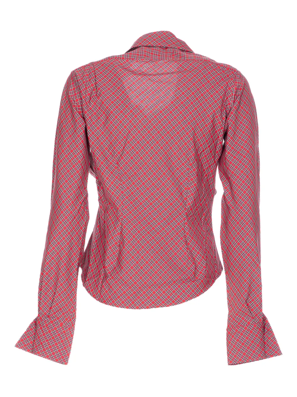 Vivienne Westwood tartan embroidered shirt - Rood