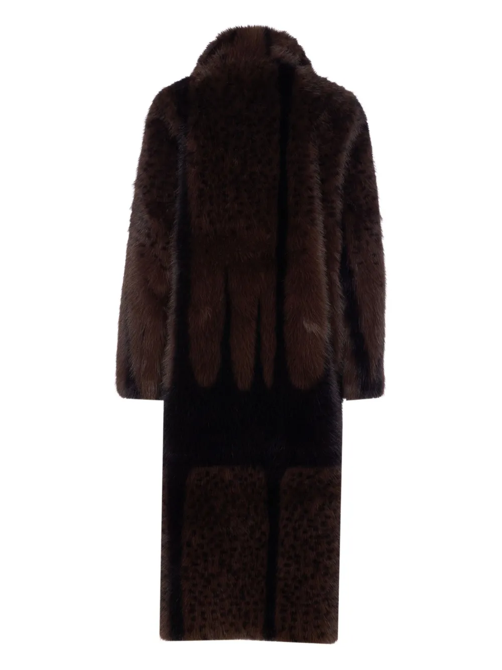 Sword faux fur panelled coat | Faux Fur & Shearling Coats | Image 2