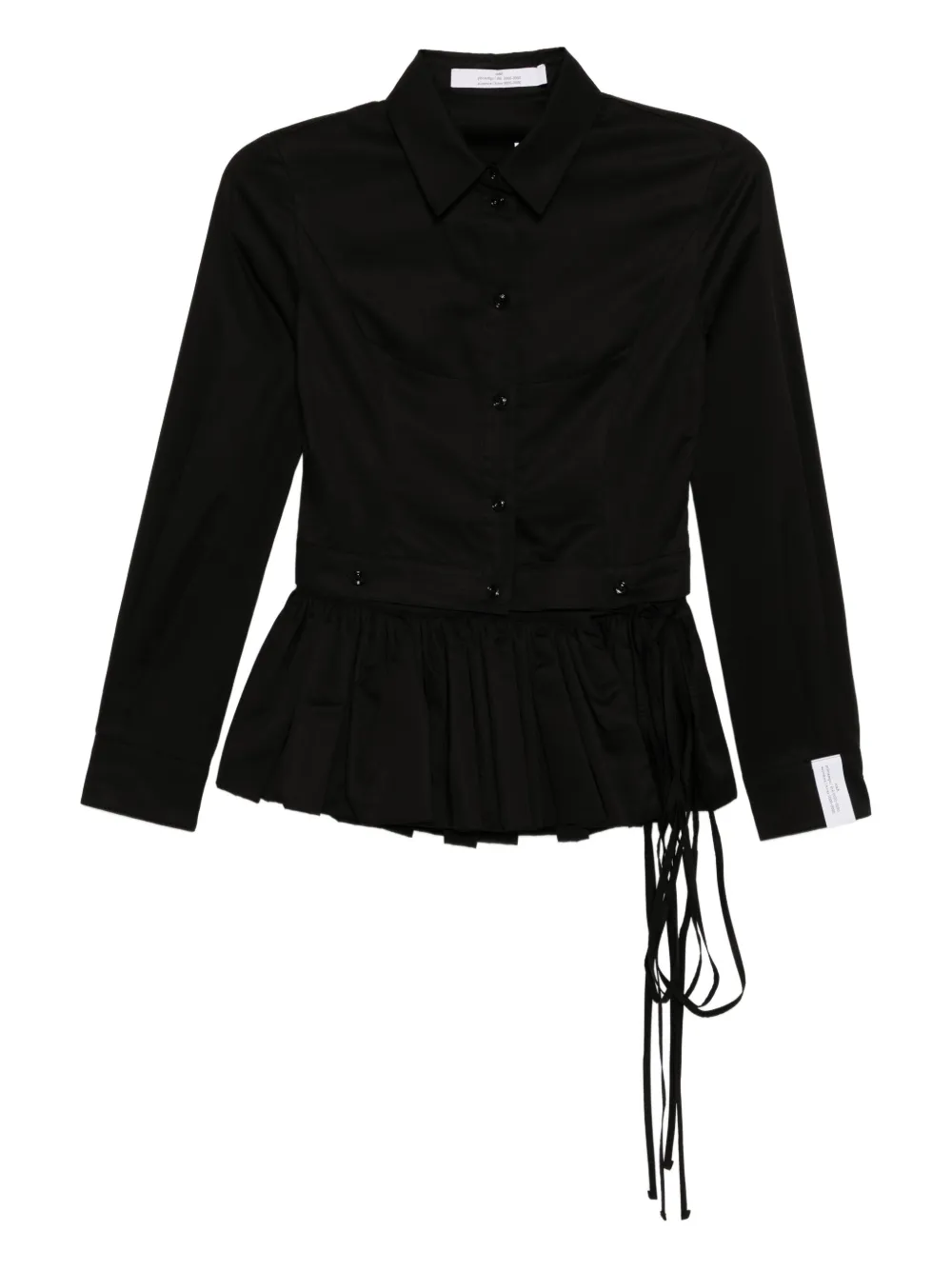 Rokh peplum-hem shirt | Black | Image 1