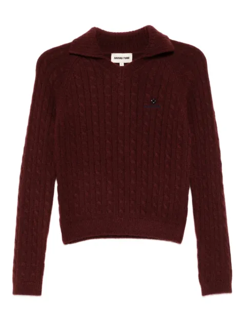 SHUSHU/TONG logo-embroidered jumper