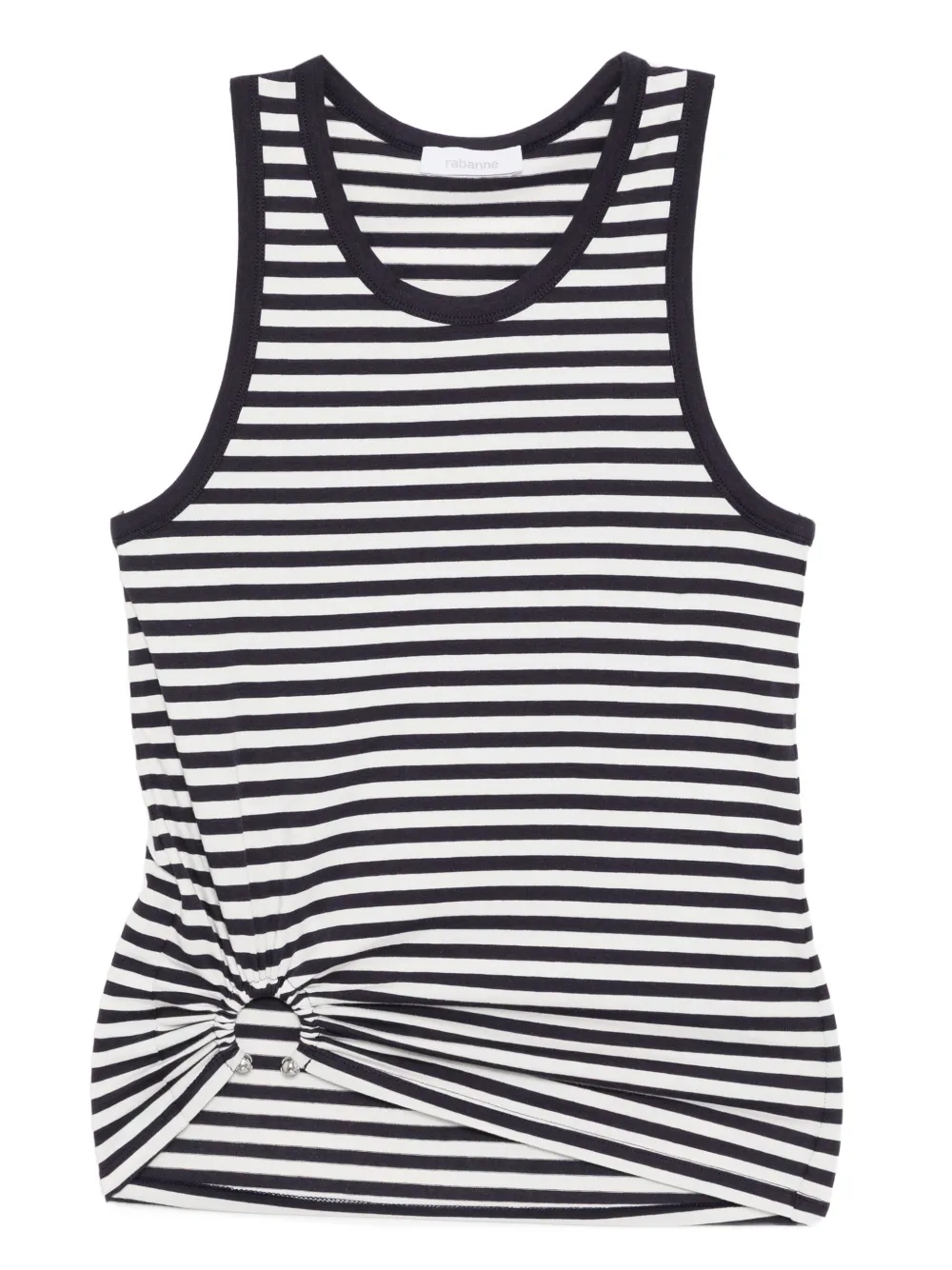 Rabanne striped tank top | Blue | Image 1