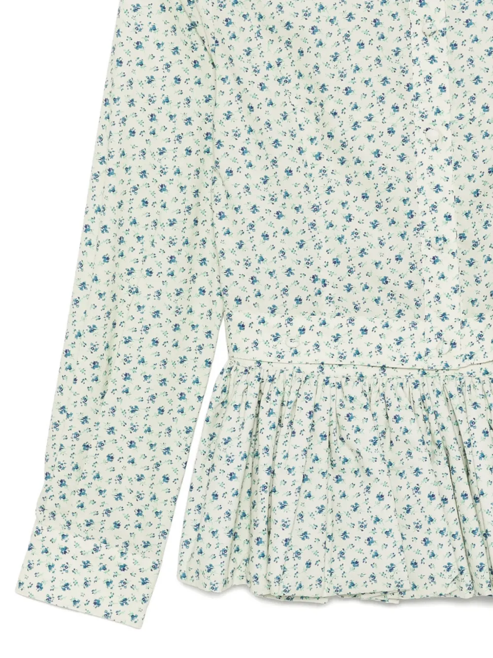 Rokh blouse met bloemenprint Beige