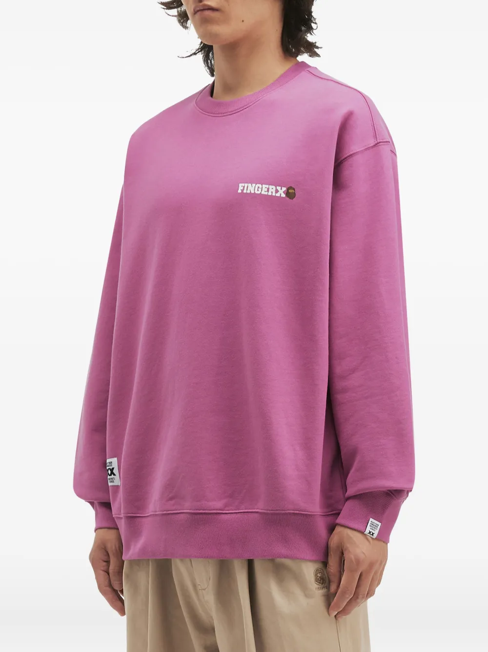 Fingercroxx Fox Head Logo Sweatshirt In Multi