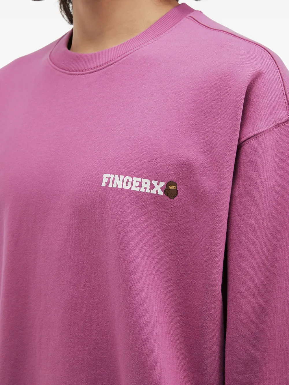 Fingercroxx Fox Head Logo Sweatshirt In Multi