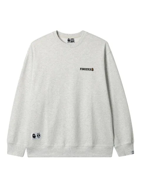 FINGERCROXX logo-embroidered sweatshirt