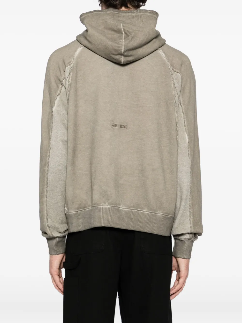 izzue Hoodie met geborduurd logo Beige