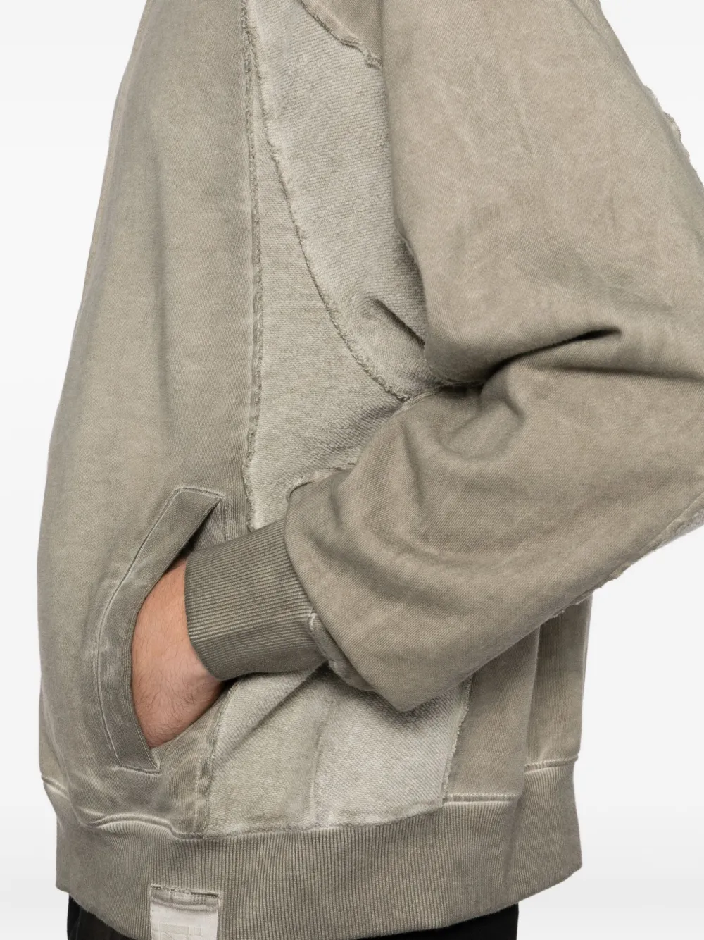 izzue Hoodie met geborduurd logo Beige