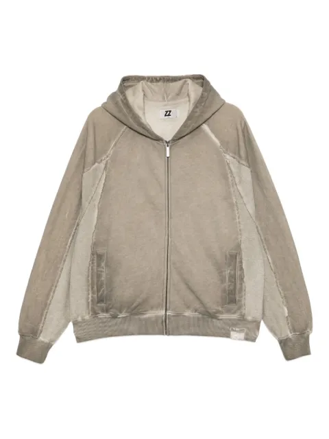 izzue logo-embroidered hoodie 