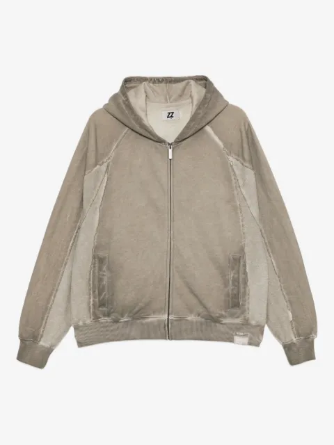 izzue logo-embroidered hoodie 