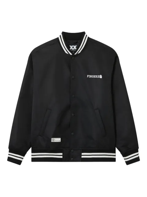 FINGERCROXX embroidered baseball jacket