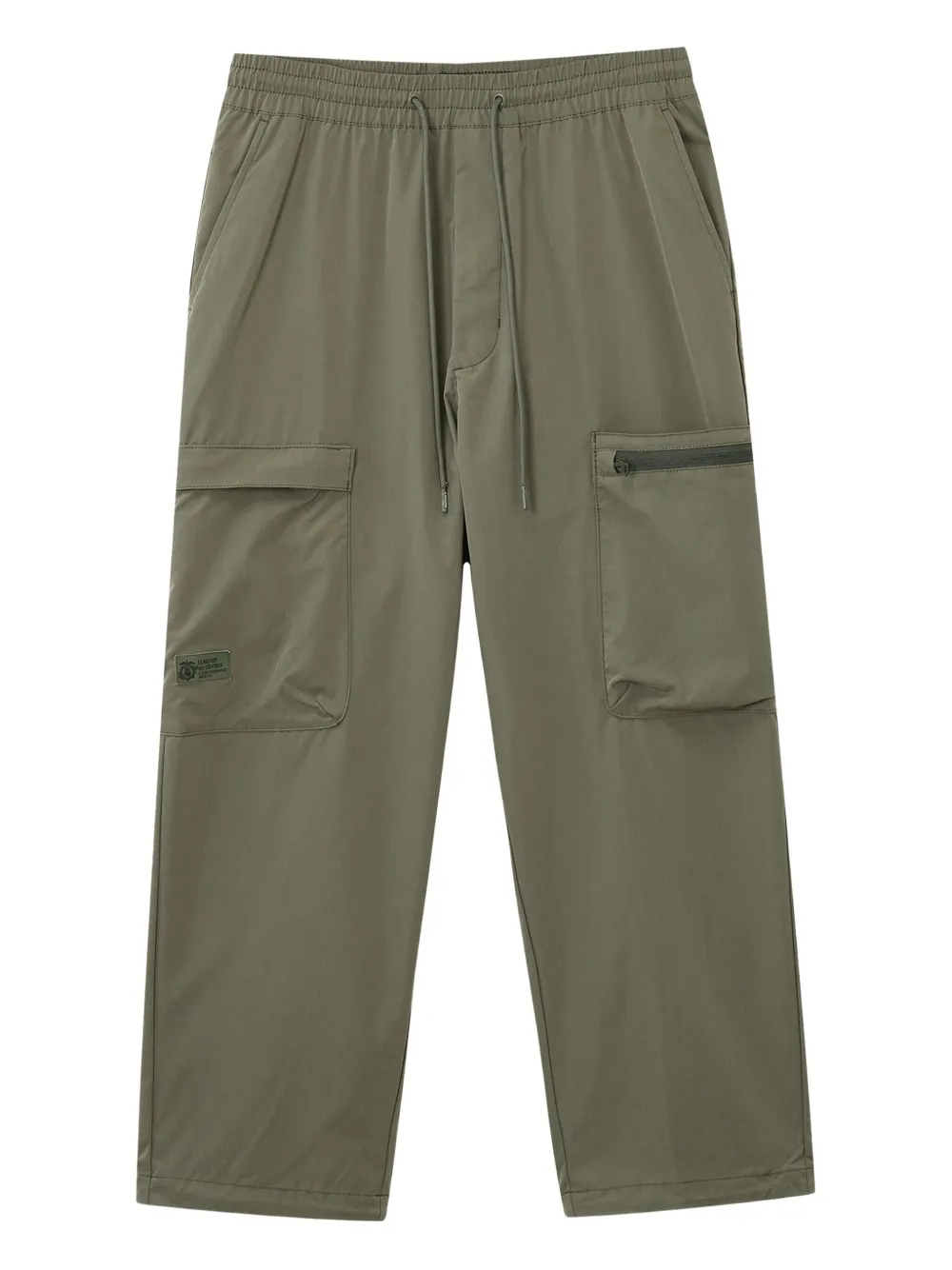 FINGERCROXX drawstring-waist cargo pants | Green | Image 1