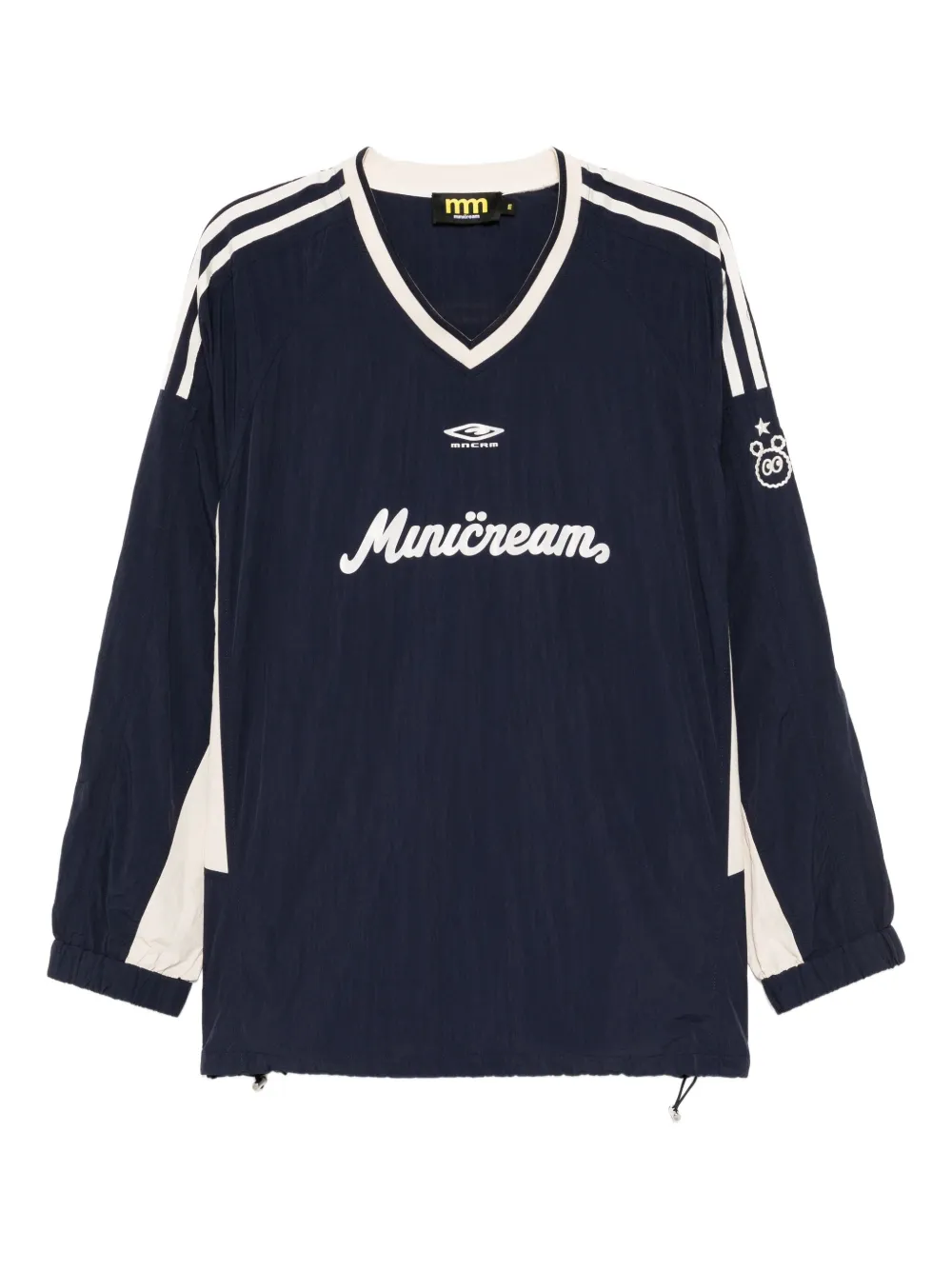 Mini Cream Logo-printed Sweatshirt In Blue