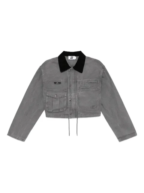 izzue logo-embroidered jacket