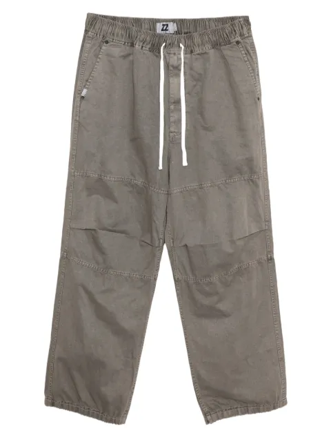 izzue panelled drawstring trousers