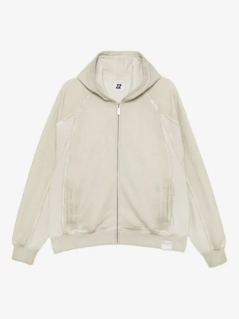 izzue logo-embroidered hoodie