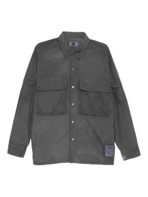 LOHEN BIG PATCH POCKET SHIRT グレー Carhartt WIP logo-patch Pocket Shirt | Grey | FARFETCH
