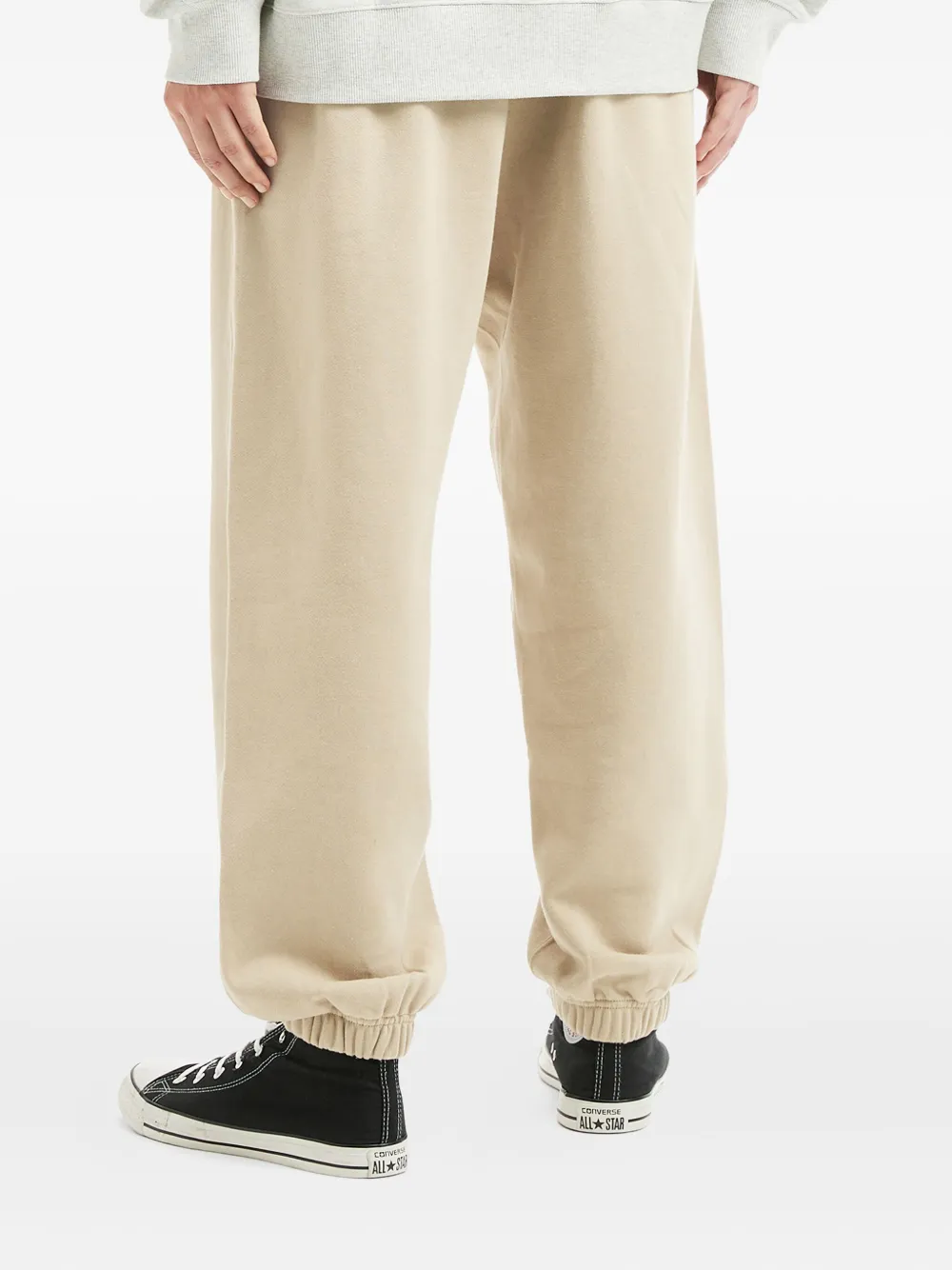 Fingercroxx Logo-patch Cuffed Track Pants In Multi