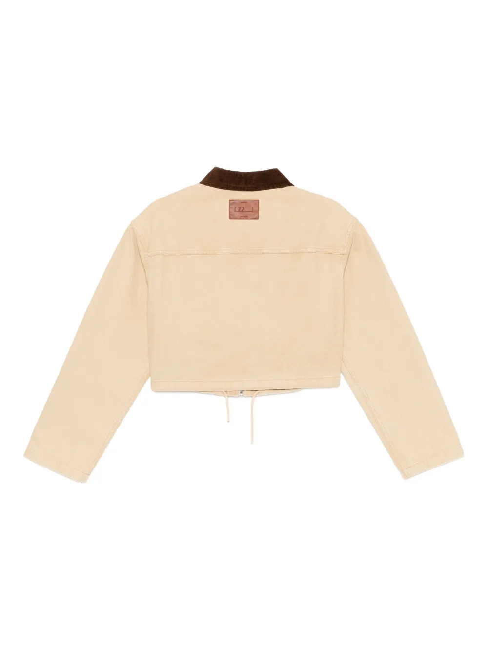 Izzue Logo-embroidered Jacket In Neutral