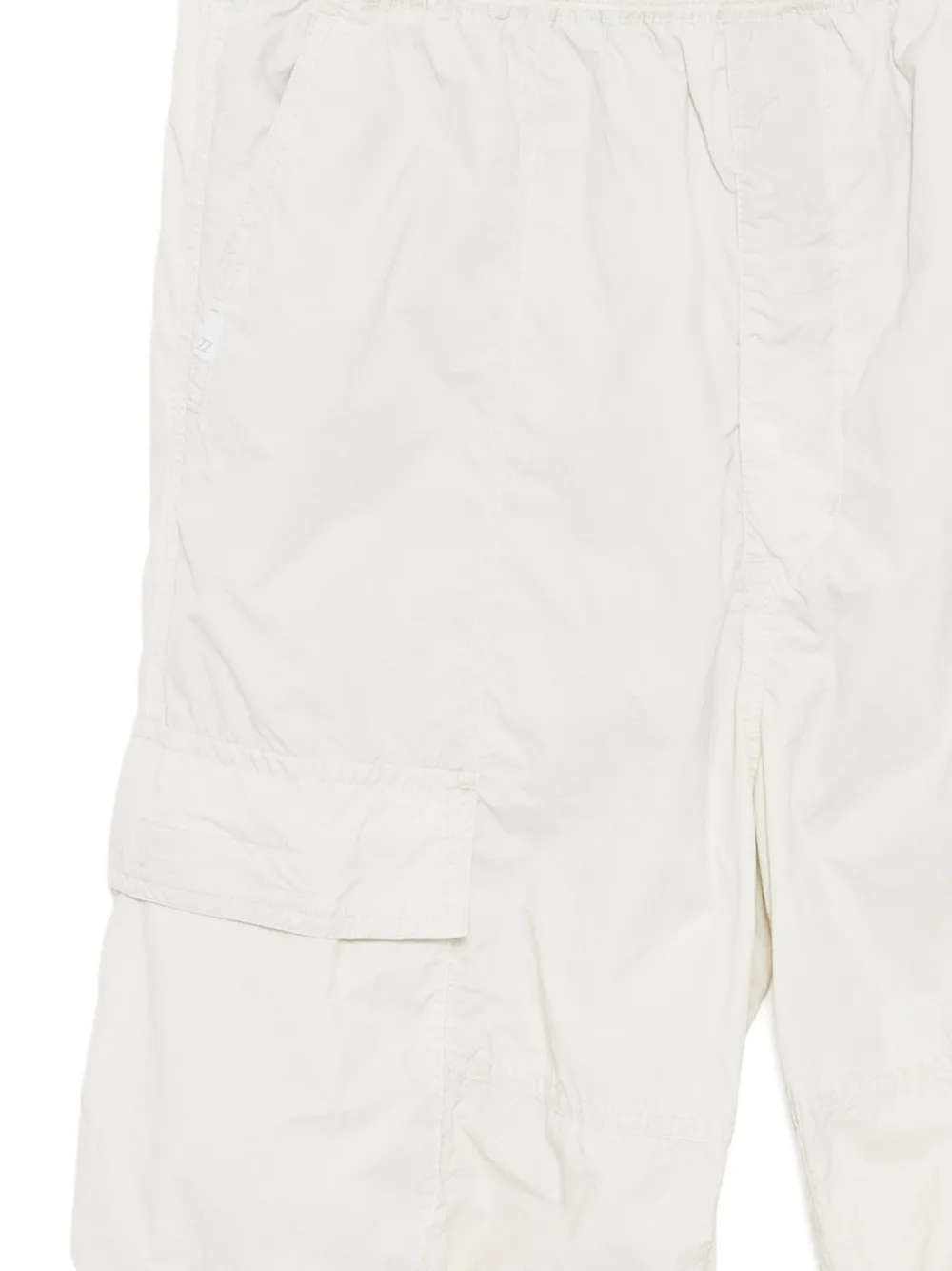 izzue Broek met cargo zak Wit