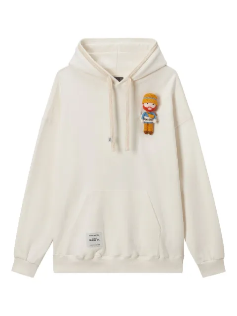 Musium Div. crocheted-figure hoodie