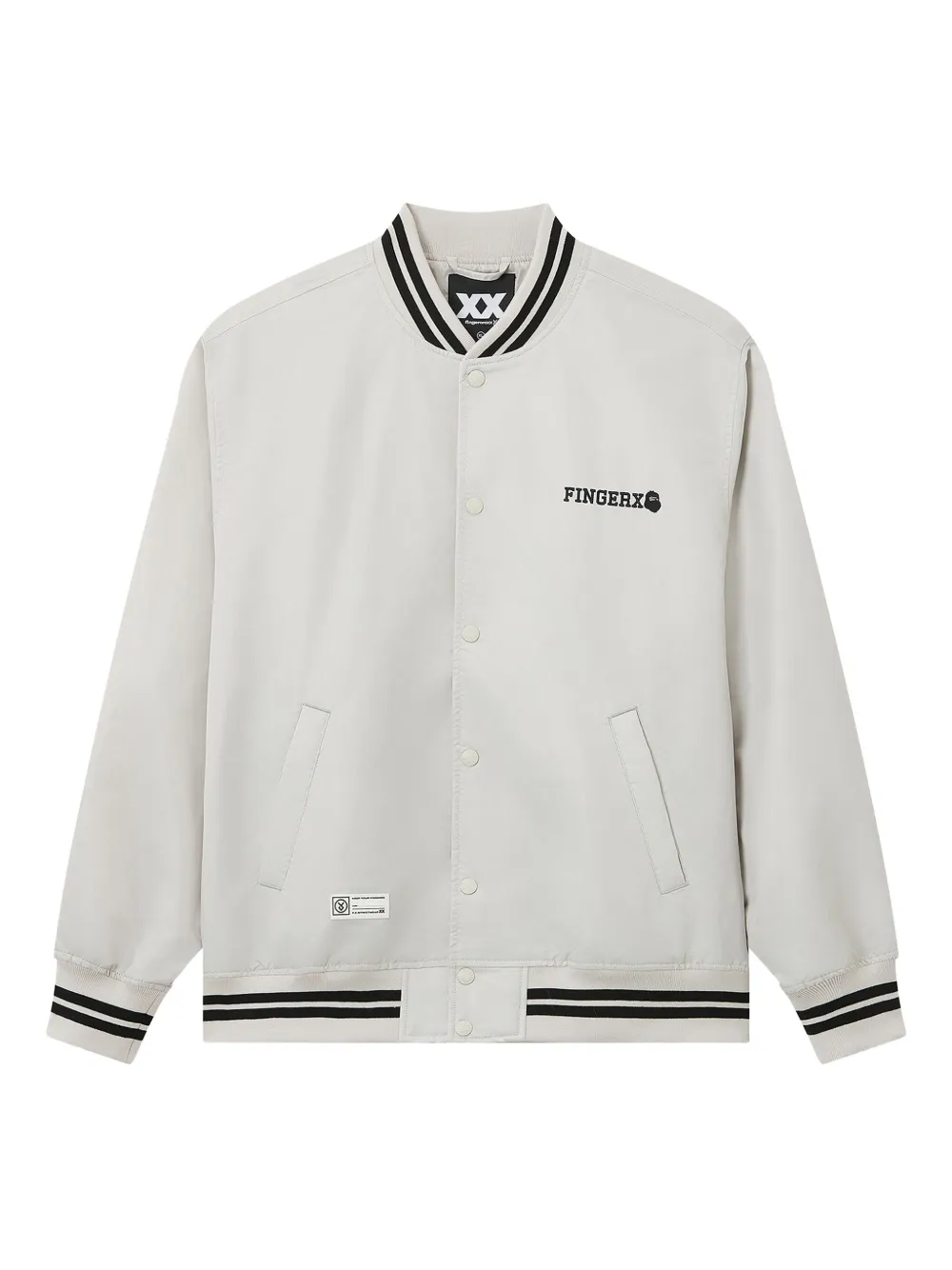 FINGERCROXX embroidered bomber jacket | Neutrals | Image 1