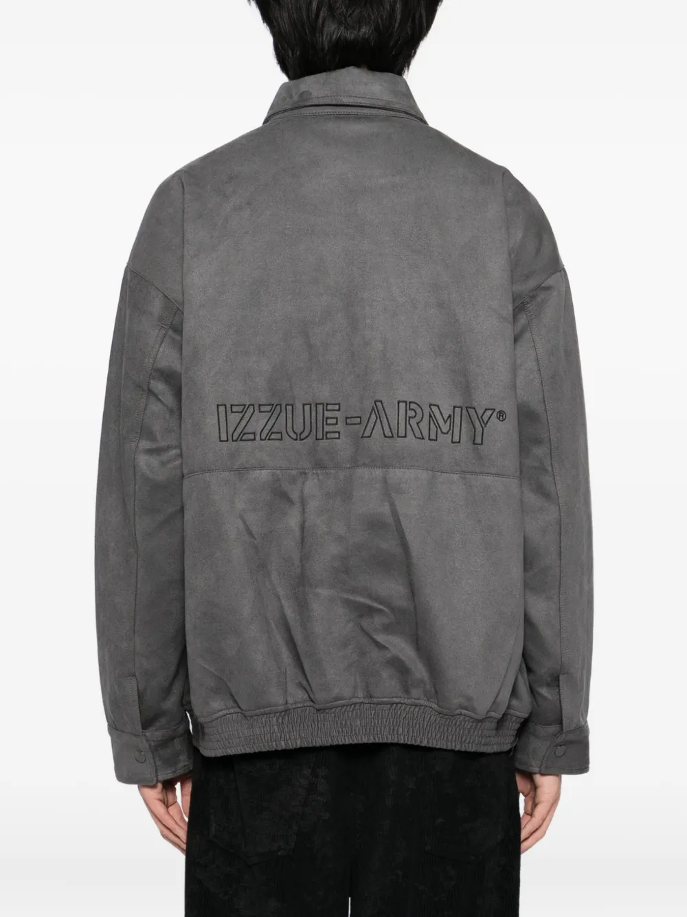 izzue Jack met geborduurd logo Grijs