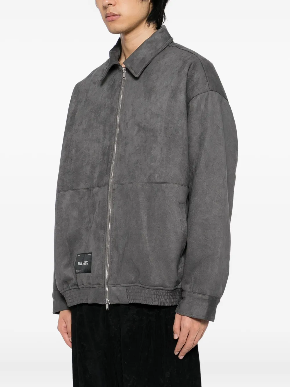 izzue Jack met geborduurd logo Grijs