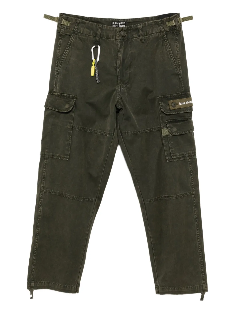 izzue cotton cargo pants | Green | Image 1