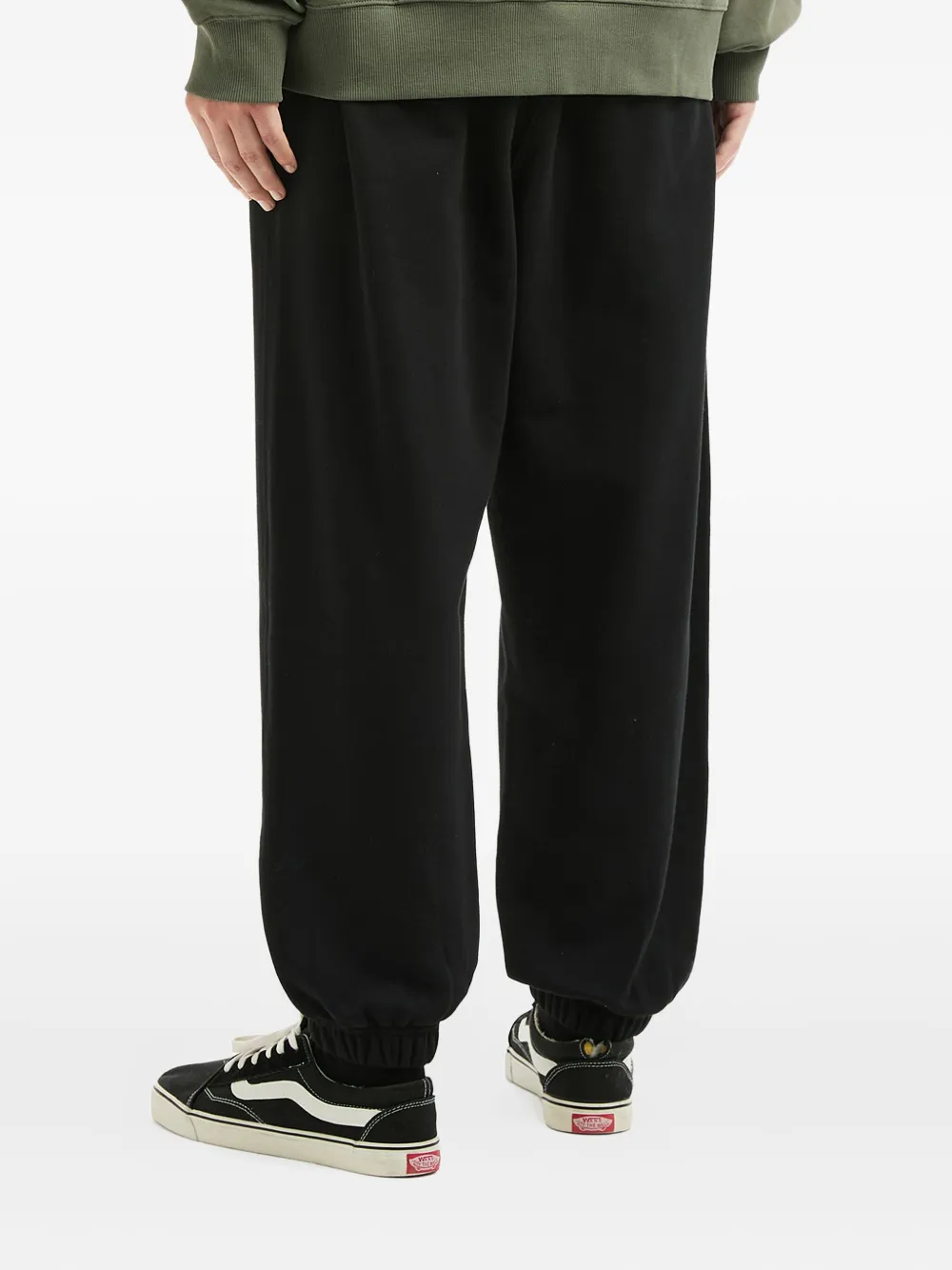 FINGERCROXX Broek met logopatch Zwart