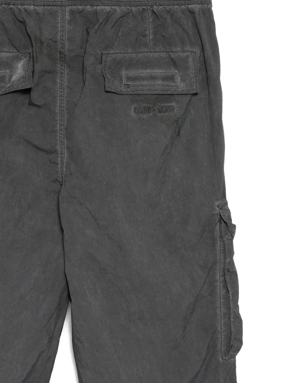 izzue Broek met geborduurd logo Grijs