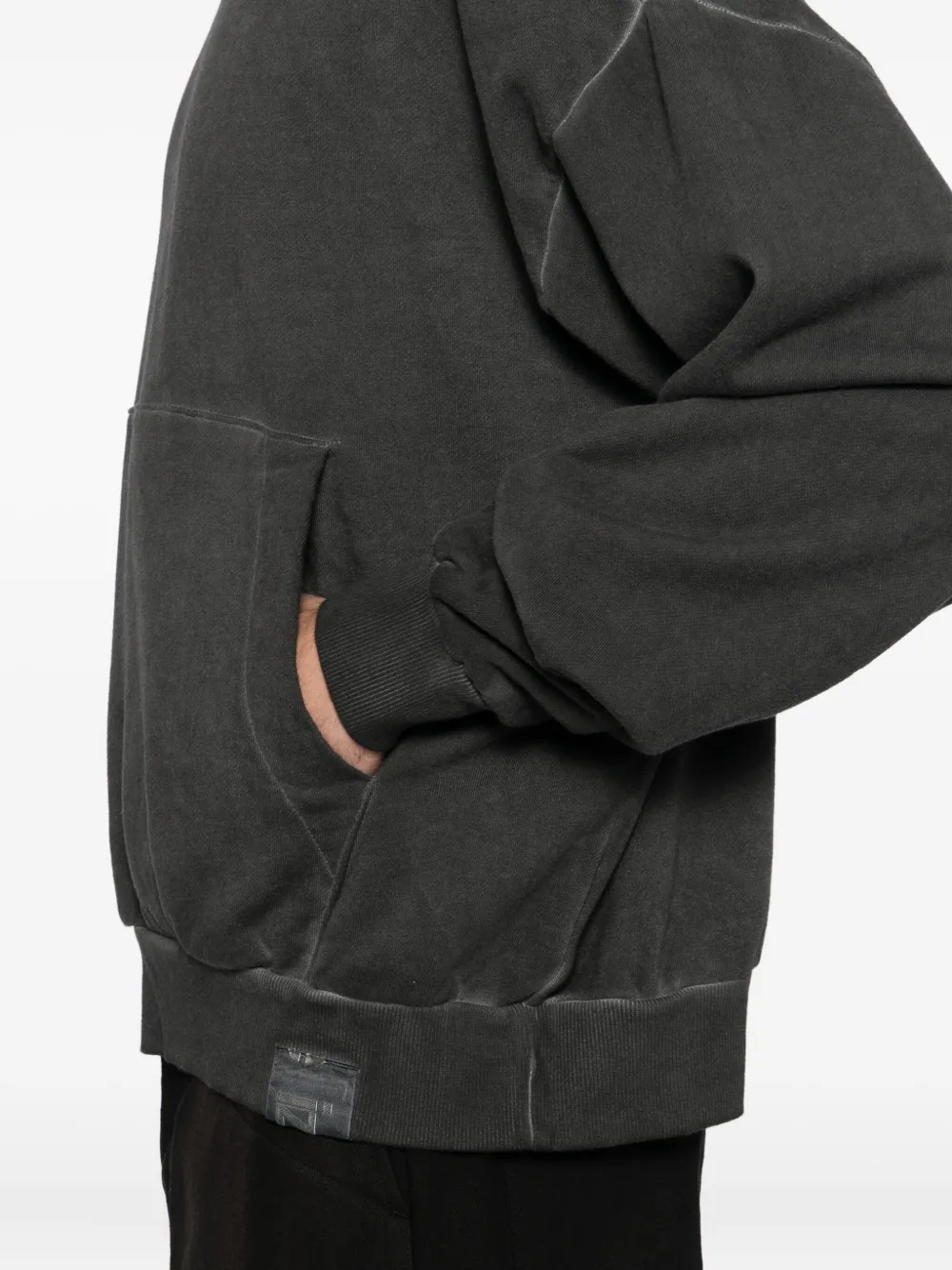 izzue Hoodie met borduurwerk Grijs