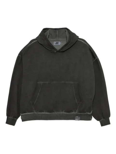 izzue graphic-embroidered hoodie
