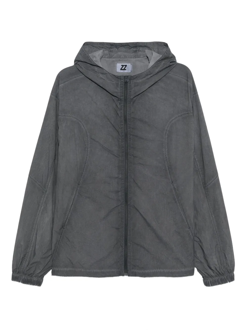 izzue chamarra con capucha y eslogan bordado | gris | Image 1