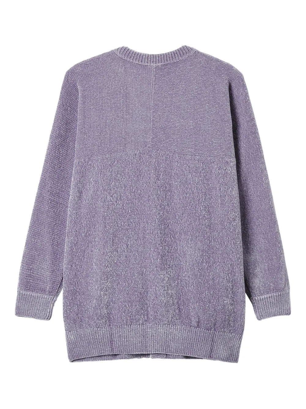 Fingercroxx Heart-embellished Button Cardigan In Purple